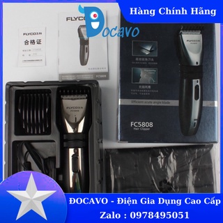 Tông đơ cắt tóc dùng pin sạc Flyco FC5808 Đocavo