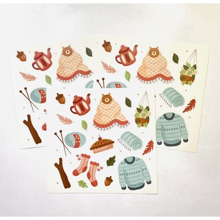 Set sticker trang trí sổ