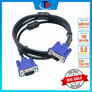 Dây cáp vga 1.5m, dây vga chống nhiễu loại cực tốt full hd
