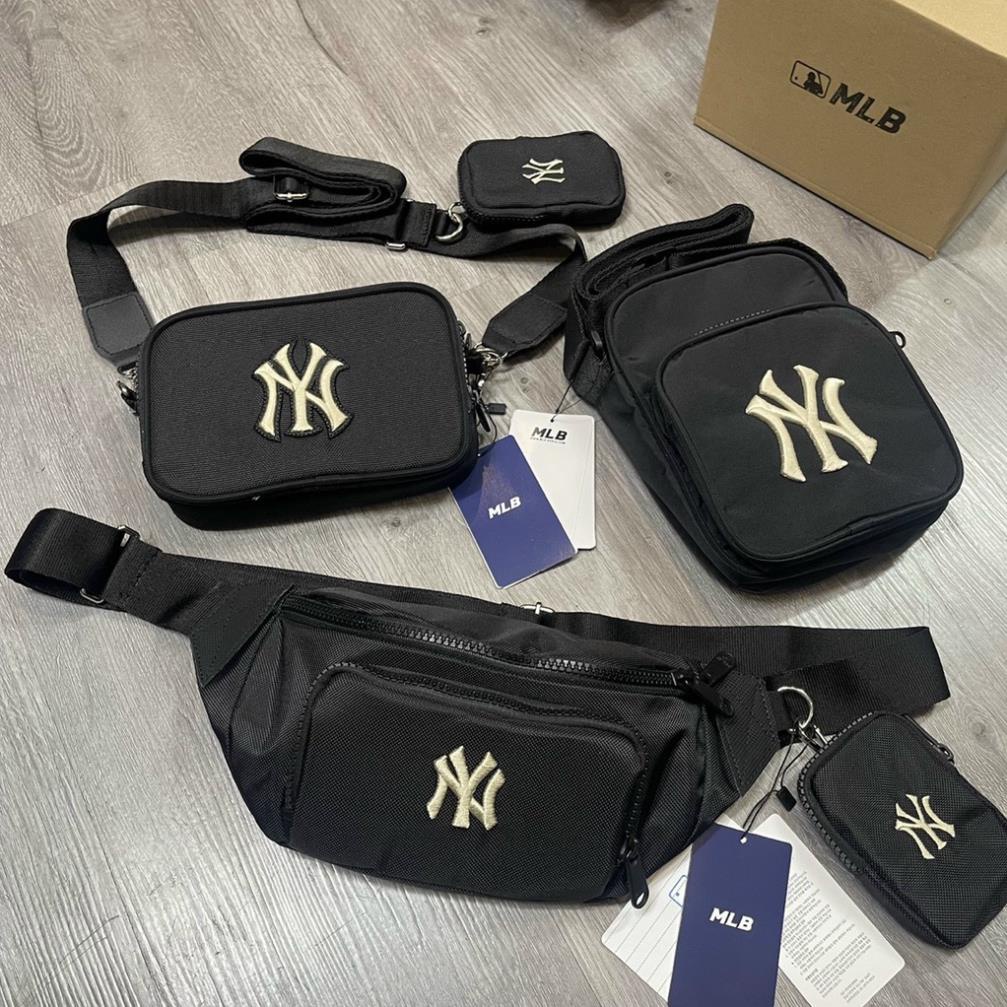 TÚI TÚI CHÉO NAM/BAO TỬ MLB SIDE BAG NEWYORK YANKEES CHẤT POLYESTE CAO CẤP CHỐNG THẤM, KHÓA KÉO LOGO CHÌM