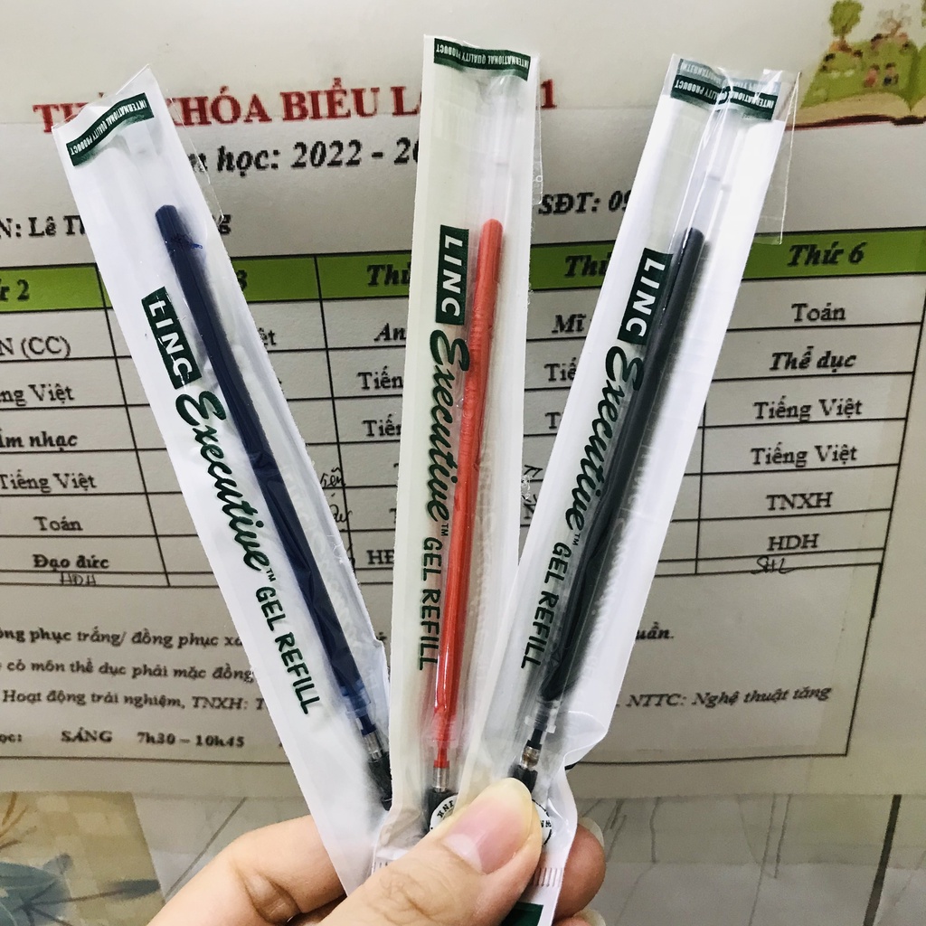 Ruột bút nước , bút gel , ngòi bút Gel Linc nhập khẩu Ấn Độ 0.5mm - hàng chính hãng
