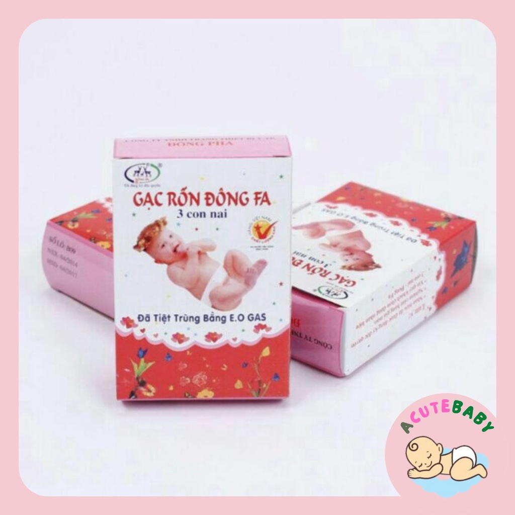 Sỉ Combo 1 bịch 30 băng rốn gạc rốn Đông Fa 3 con nai