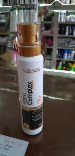 Xịt Dưỡng Lavox Nano Complex dưỡng ẩm siêu mềm mượt, dưỡng bóng tăng ánh màu và khử ánh sắc đa năng , bổ sung collagen.