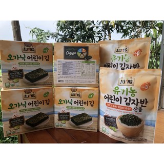 Rong biển hữu cơ Alvins Hàn Quốc cuộn cơm cho bé