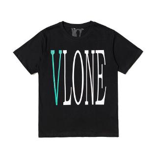 VLONE Couple Fashion Cotton T-shirts Classic LOGO Short Sleeved Blouse Loose Casual Student T Shirt Unisex Plus Size S-XL