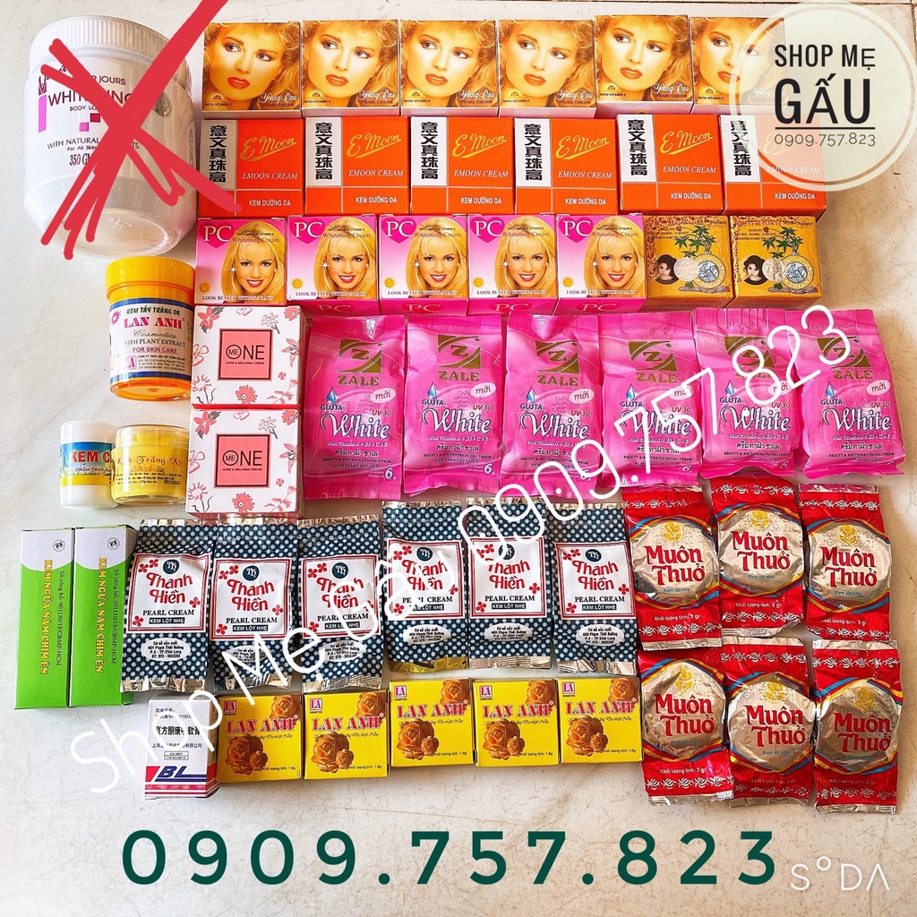 Combo kem spa trắng da  239k
