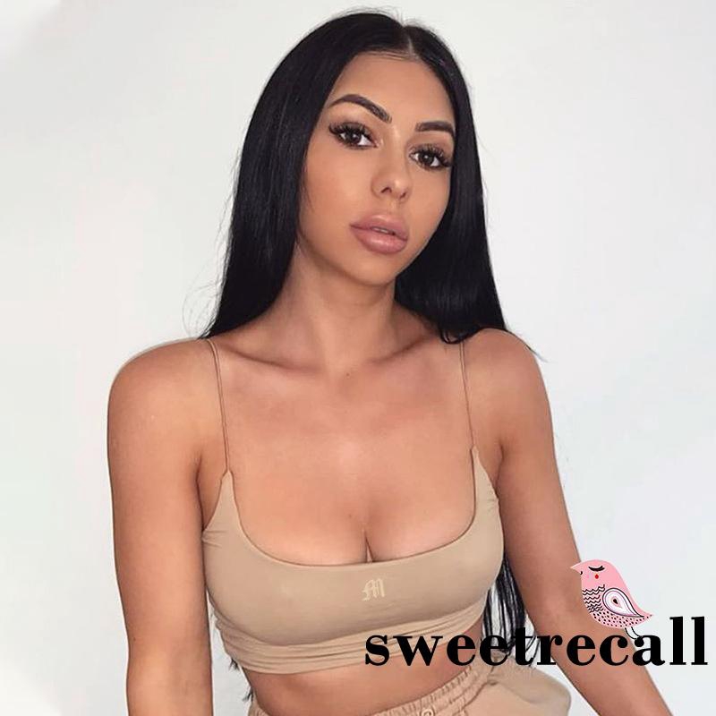 Áo Tank Top Không Tay Màu Trơn Thêu Họa Tiết Thời Trang Mùa Hè Cho Nữ | BigBuy360 - bigbuy360.vn