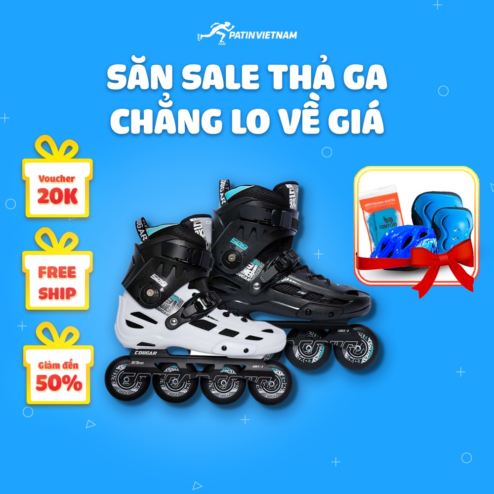 Giày patin Cougar MZS 509C, giày patin chính hãng