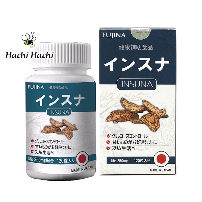 Viên hỗ trợ điều trị tiểu đường Insuna Fujina 120 viên - Hachi Hachi Japan Shop