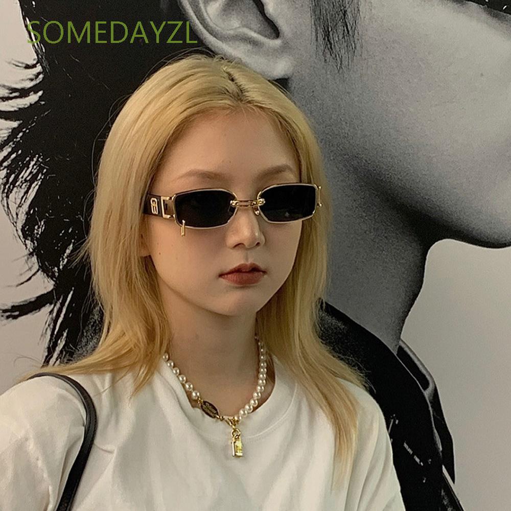 Kính mát gọng chữ nhật chống tia UV thời trang dành cho nam và nữ