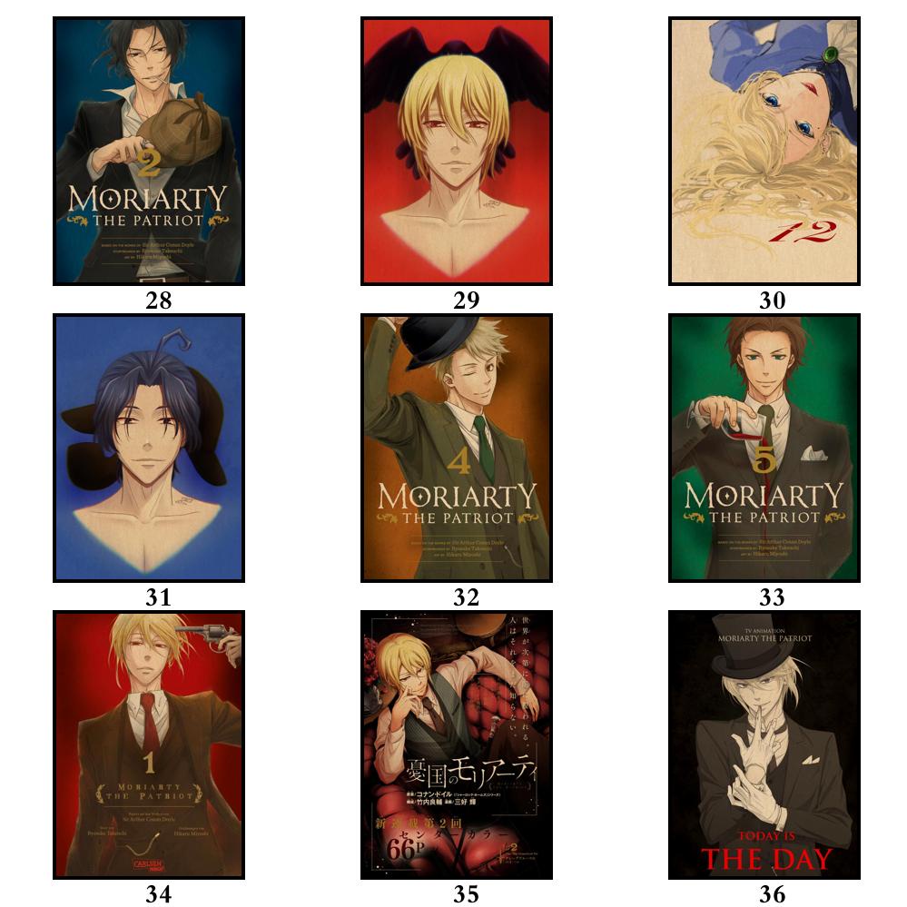 Sticker Dán Tường Với 36 Mẫu Thiết Kế Moriarty The Patriot