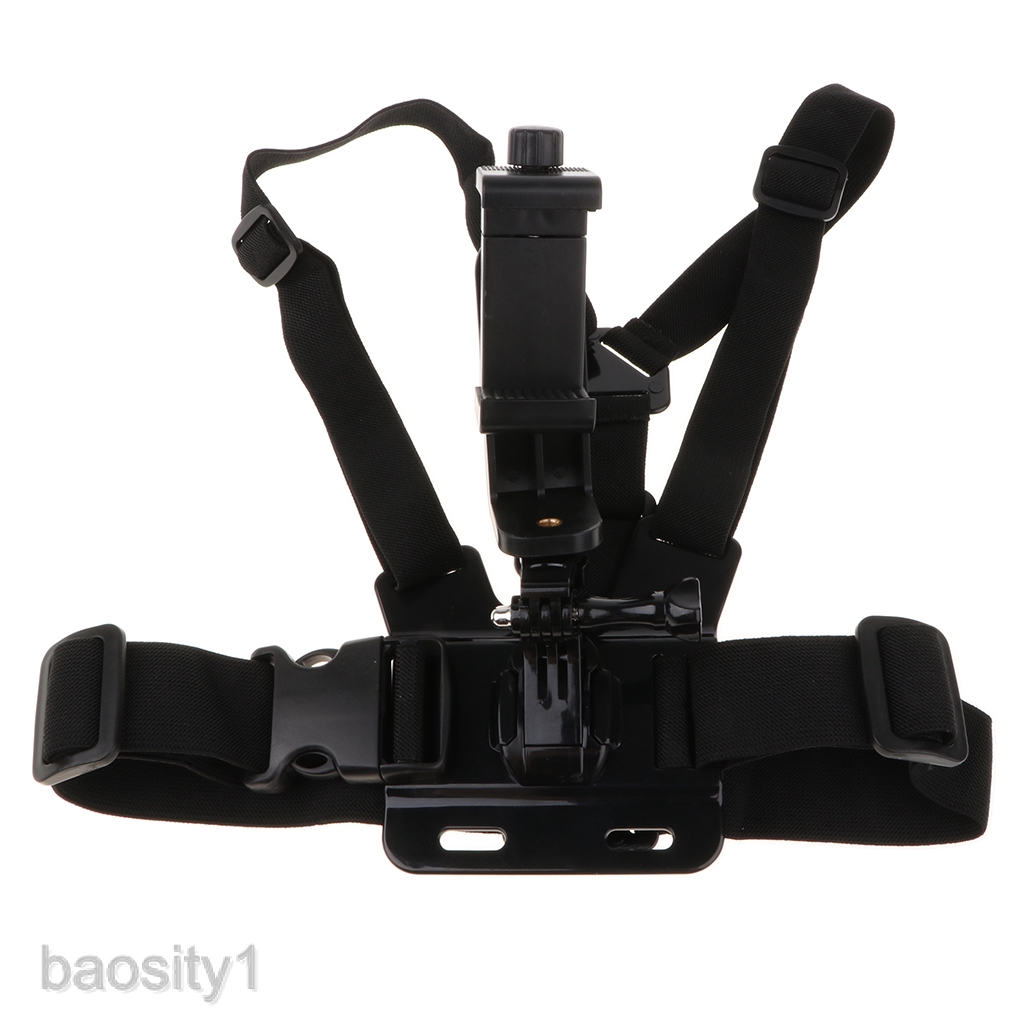 [Baosity1] Giá Đỡ Ngực Với Adapter Ngang + Ống Đứng Cho Điện Thoại Thông Minh Có Thể Điều Chỉnh Với Bất Kỳ Điện Thoại Mạnh Mẽ Nhất