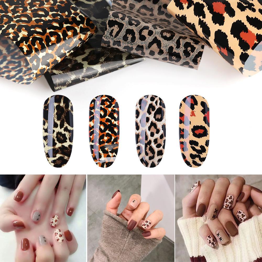 Bộ 4 Tấm Hình Dán Móng Tay 3D DIY Họa Tiết Bầu Trời Sao