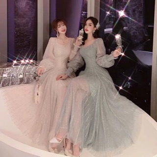 Váy ren đính nhũ đá kim sa cao cấp