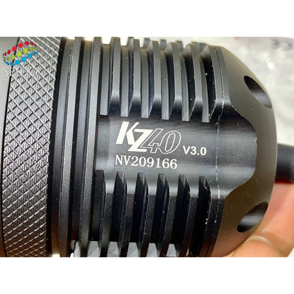 CHÍNH HÃNG - Kenzo  KZ40 v3 60W - mẫu 2021 - Đèn trợ sáng cao cấp chip LED sst sst20 tặng kèm lens vàng M60 L4x L4 M10