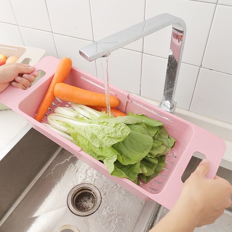 Khay Nhựa Gác Bồn Rửa Chén Có Thể Điều Chỉnh Kích Thước, Đa Năng Tiện Dụng