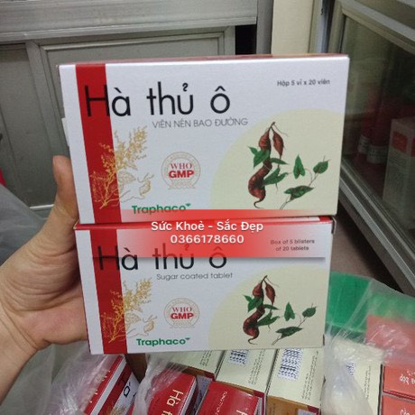 ( Hàng công ty Viên Hà thủ ô hộp 5 vỉ