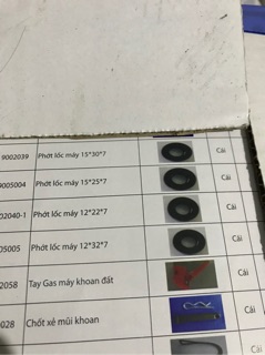 (4 cái) Phốt ( phớt) máy cắt cỏ