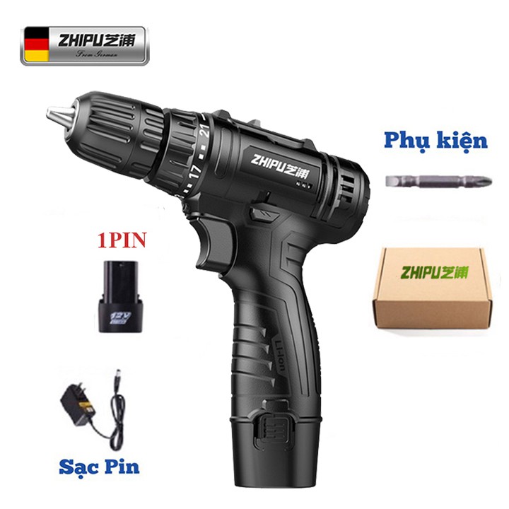 KHOAN TAY BẮT VÍT ĐA NĂNG DÙNG PIN 12V