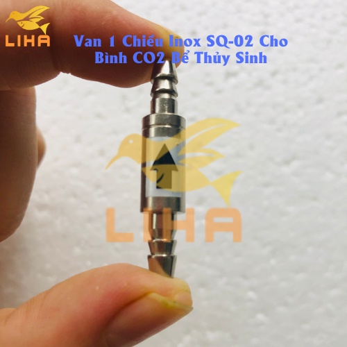 Van 1 Chiều Inox SQ-02 Cho Bình CO2 Bể Thủy Sinh, Bể Cá