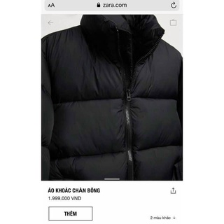 Áo phao zara size s 57-67kg