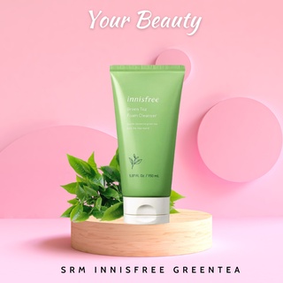 Sữa rửa mặt innisfree green tea foam cleanser 150ml hàn quốc - làm sạch sâu dưỡng ẩm da