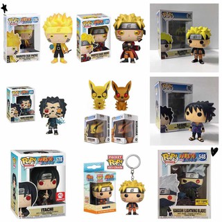 Funko POP Hình Búp Bê Naruto Naruto Series Mô Hình Naruto / Chín Đuôi / Itachi / Sasuke / Kakashi Phiên Bản Giới Hạn Trang Trí Búp Bê Móc Khóa