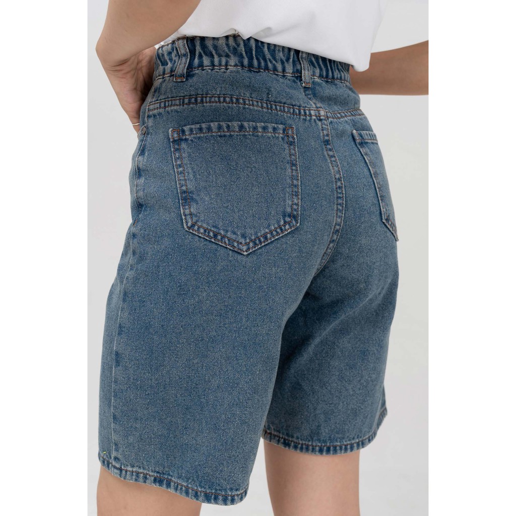 Quần short jean nữ Yody lửng nữ rộng co giãn năng động SJN3052 | BigBuy360 - bigbuy360.vn
