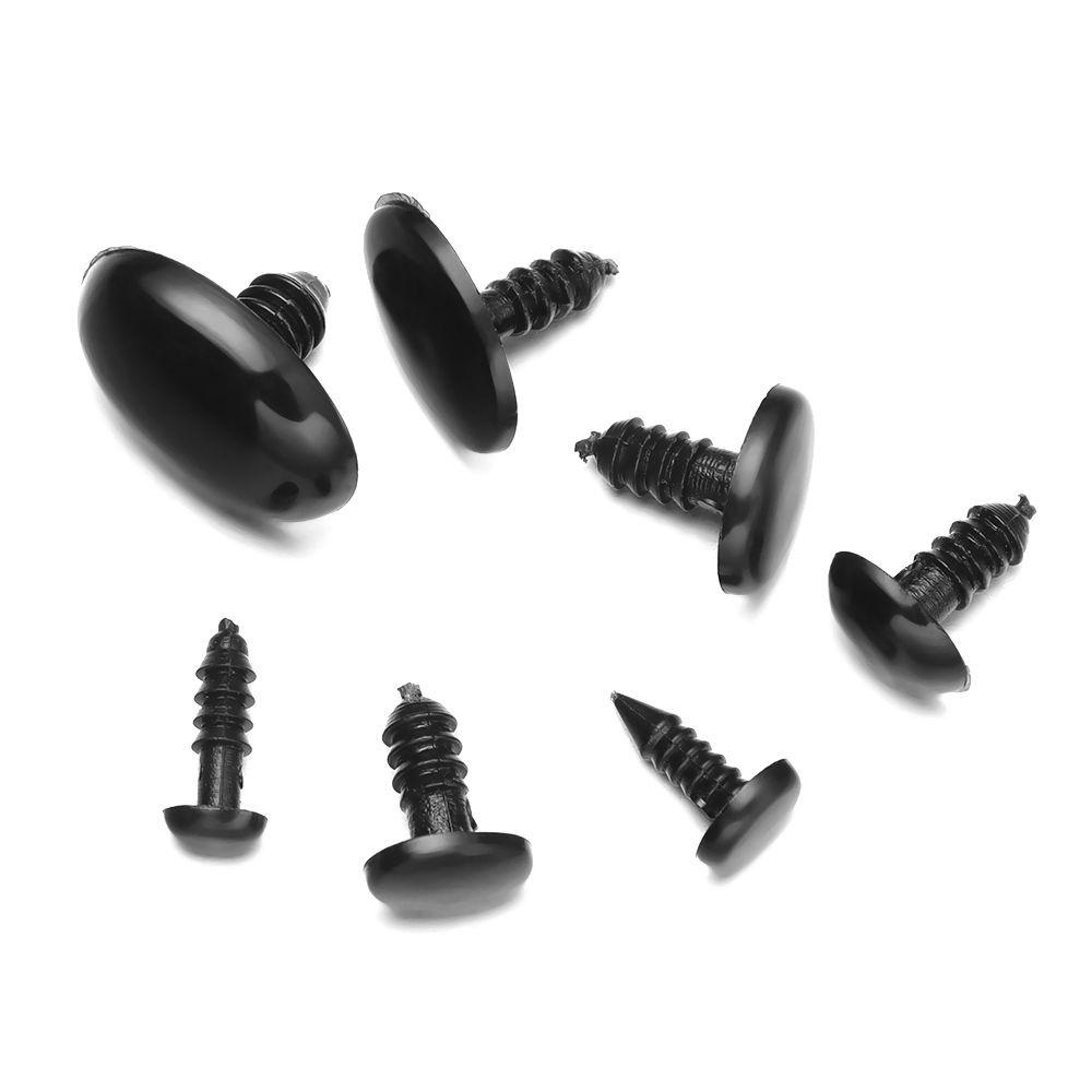 Set 50 / 100 Nút Nhựa Hình Oval Nhiều Màu Cho Búp Bê