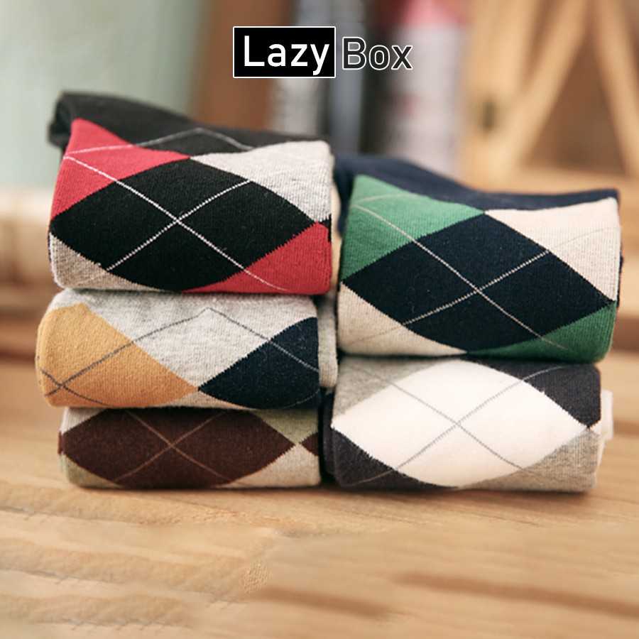 Tất nam quả trám tất dài cho nam cao cấp Vải Cotton Kháng Khuẩn Chống Mùi Hôi
