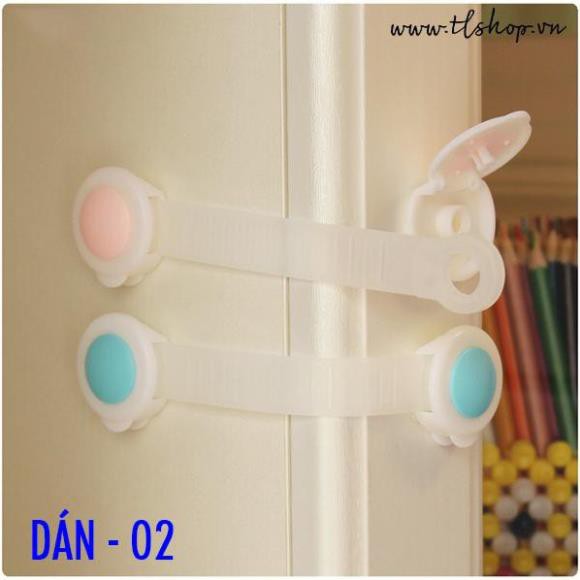 CHỐT KHÓA GÀI TỦ HÌNH GẤU - KHÓA AN TOÀN MÃ 01 02