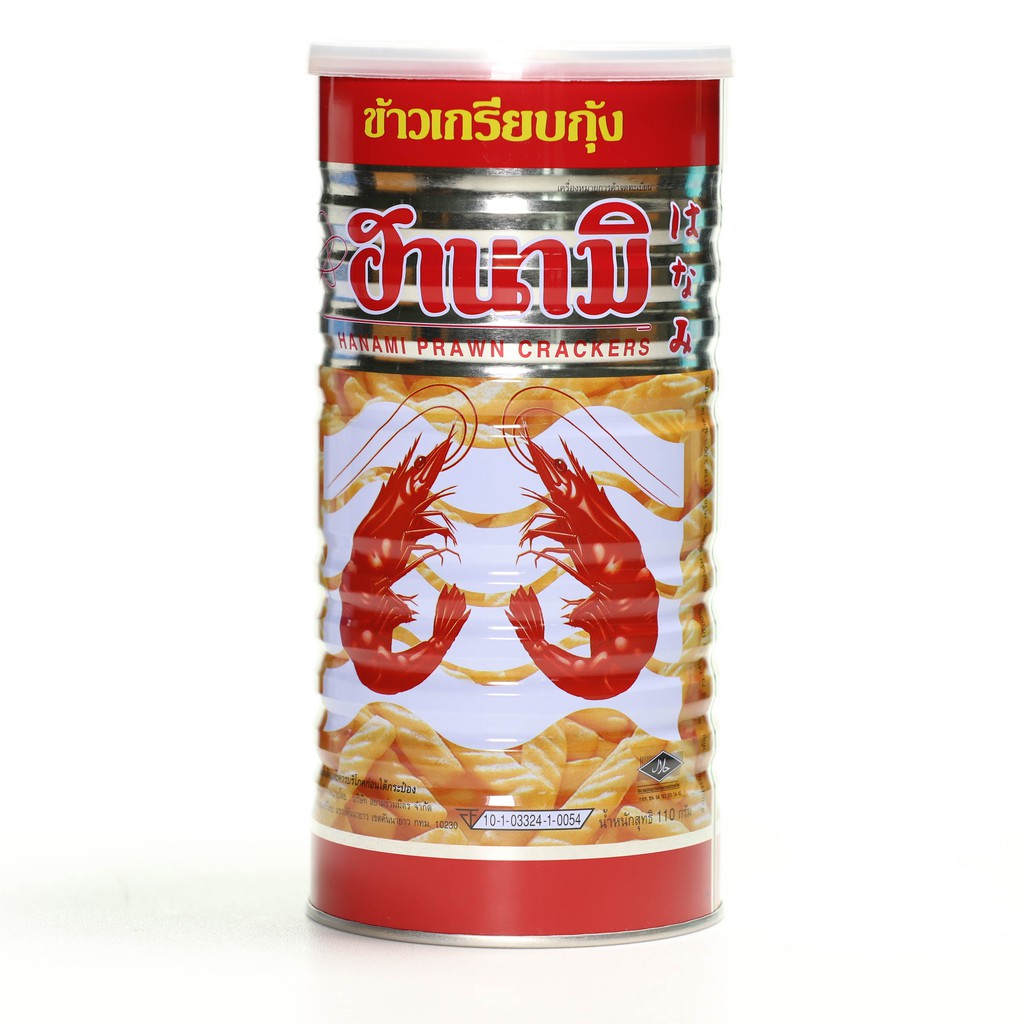 Snack tôm Hanami lon 110g