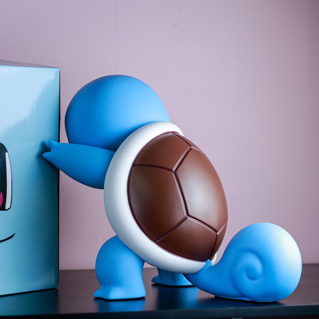 Mô hình Pokemon Squirtle rùa nước tỉ lệ 1:1 bộ sưu tập đồ chơi dễ thương