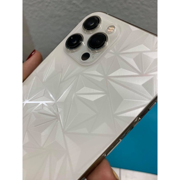 Miếng Dán Skin PPF mặt sau dán viền vân 4D 3D kim cương chống va đập iphone 15 pro max 14 promax 13 promax 12 promax 11