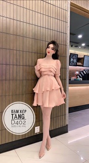 Đầm xếp tầng D402