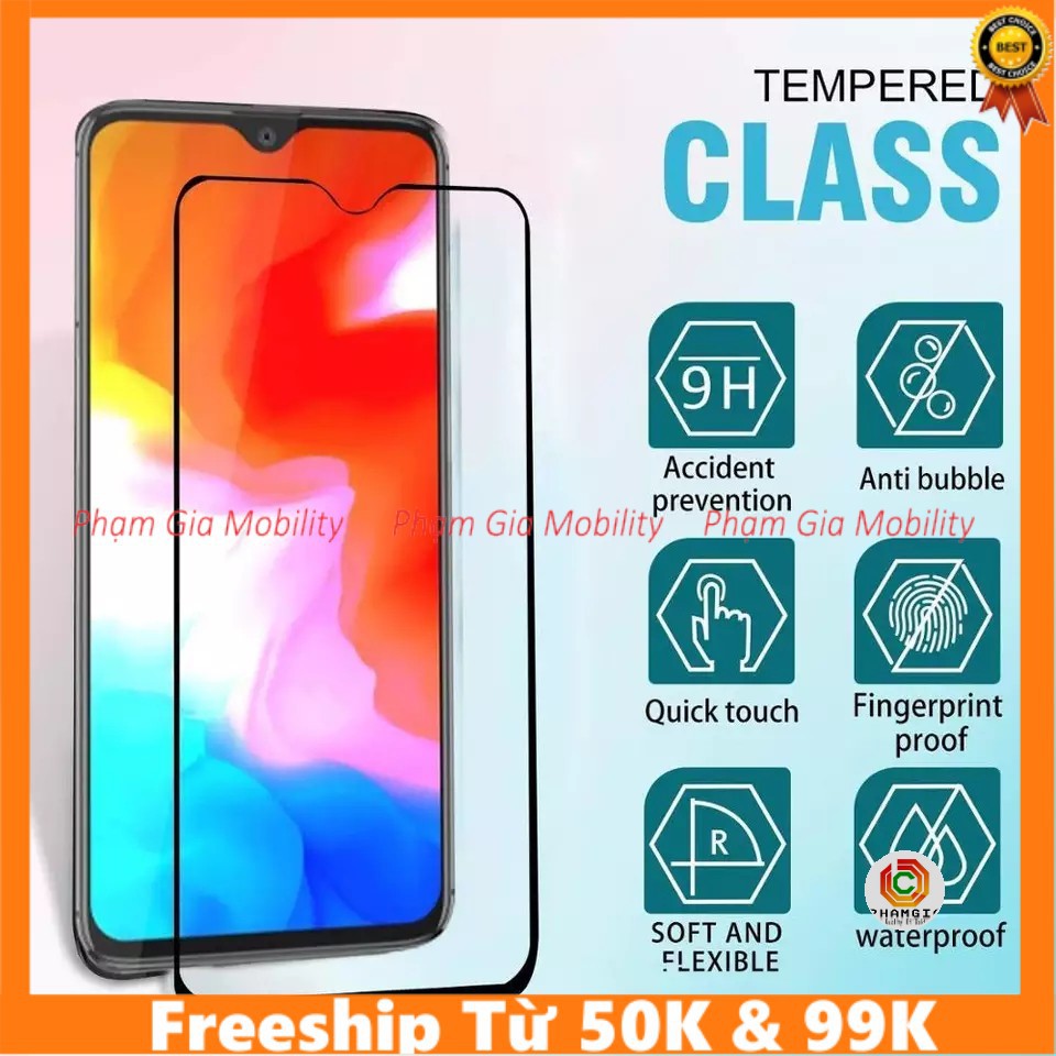 Vivo Y12 Y15 Y17 - Kính cường lực full màn hình 9D độ cứng 9H tiêu chuẩn bảo vệ màn hình tối đa
