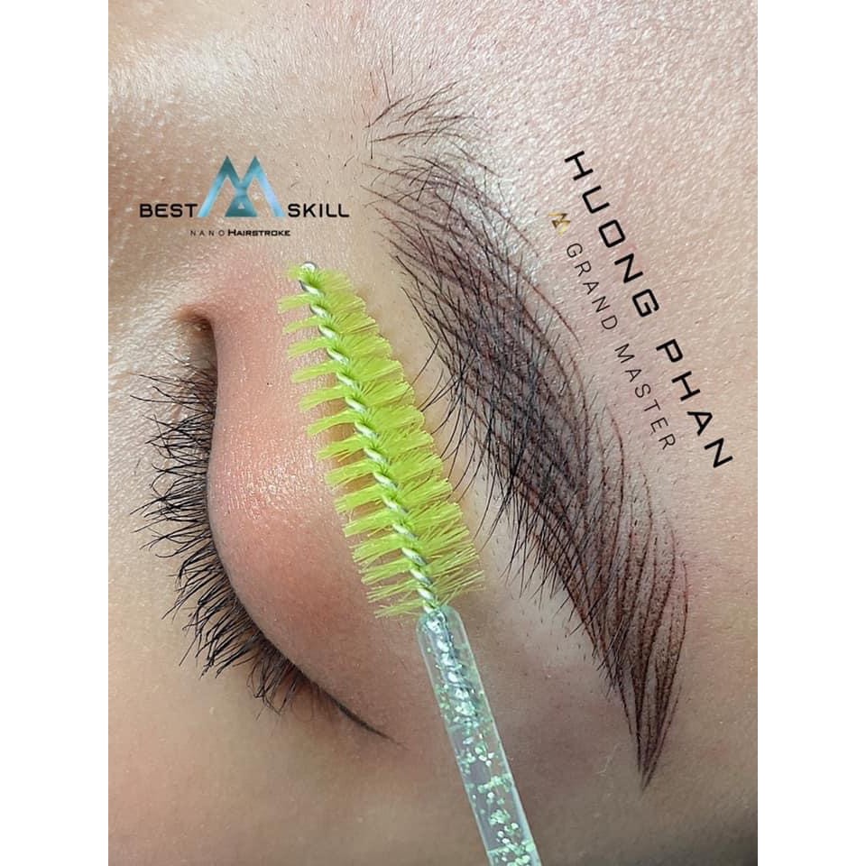 Chổi chải mi Kim Tuyến túi 50 cây_dụng cụ nối mi