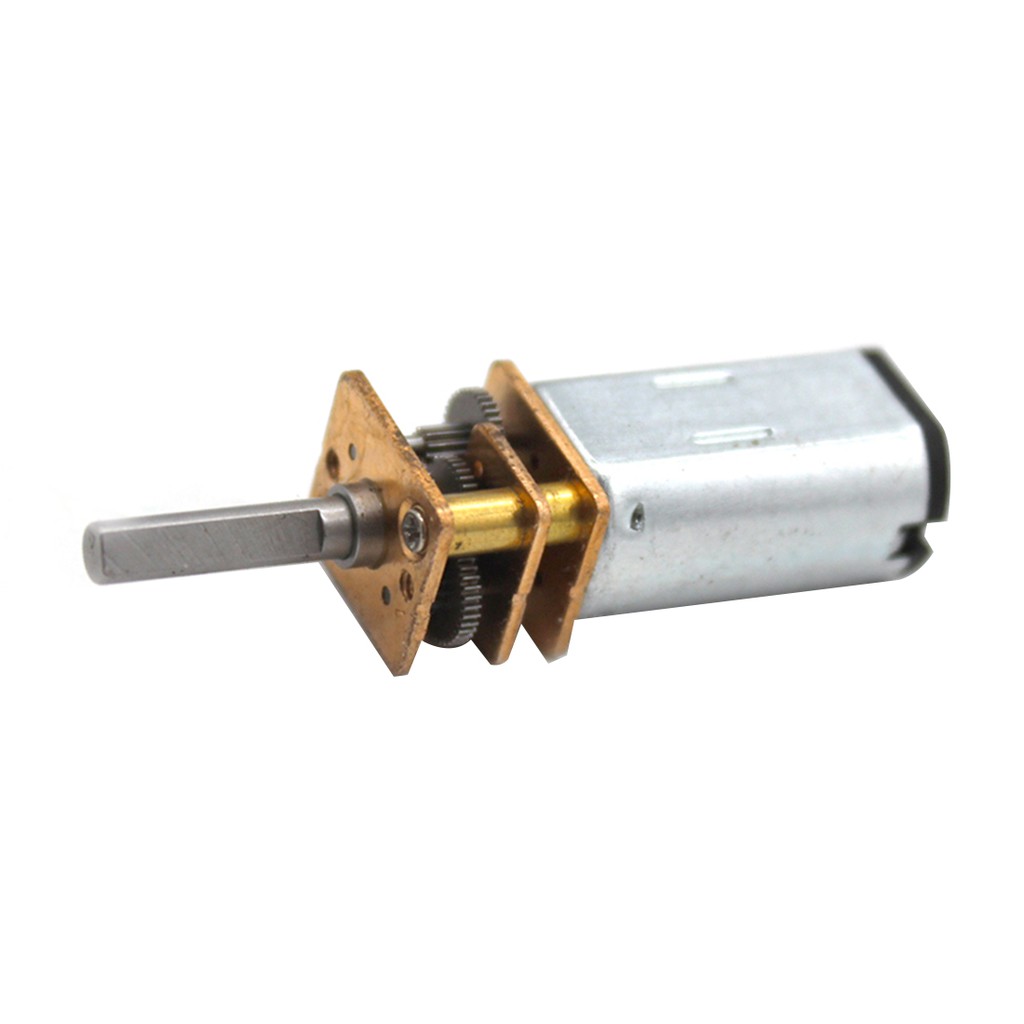[HCM] Motor giảm tốc N30 vơi vỏ hộp số bằng đồng và bánh răng bằng thép phù hợp để Chế Xe Mô Hình