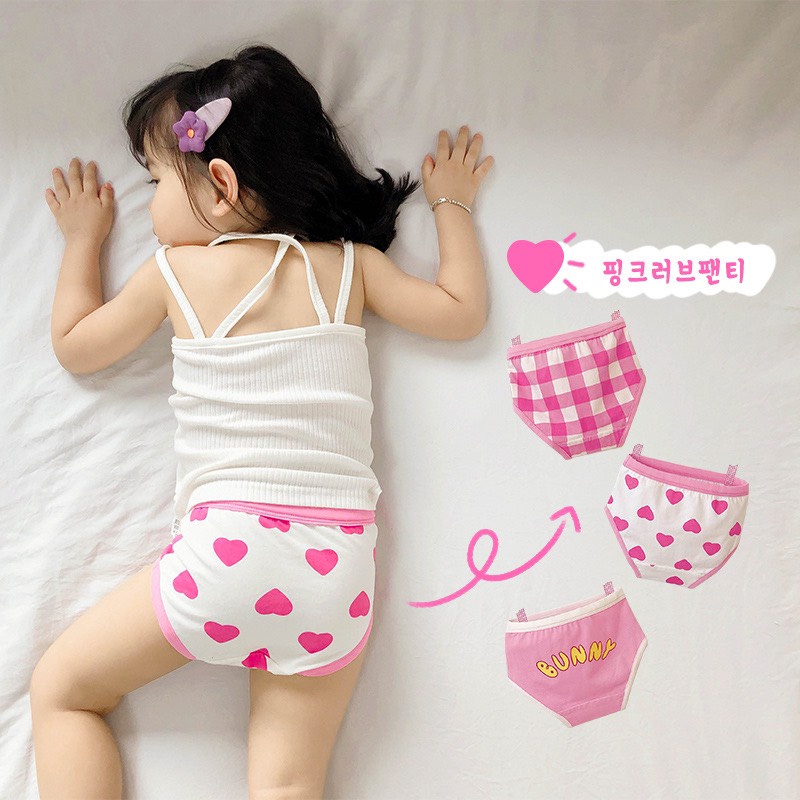 Set 3 chiếc Quần chip cho bé gái siêu dễ thương chất đẹp