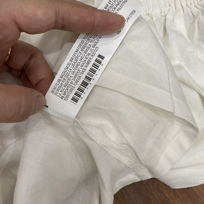 Đầm babydoll linen f21