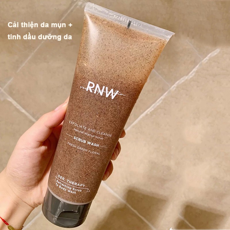 Kem Tắm Tẩy Tế Bào Chết Làm Mềm Da RNW Toàn Thân Giúp Da Trắng Sáng Mịn Màng 250g