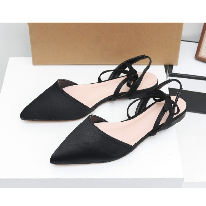 Sandal nữ quai thắt lơ, mũi quai chun - B2 | BigBuy360 - bigbuy360.vn