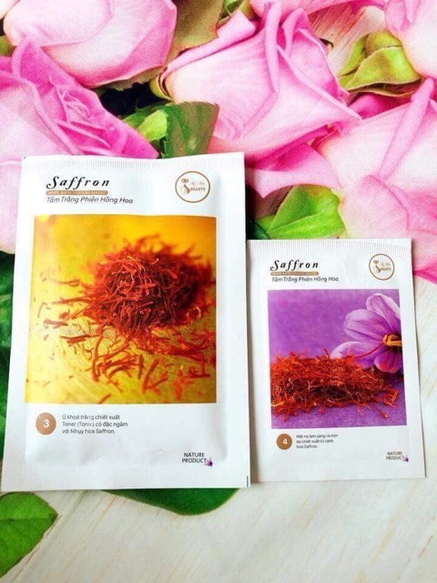 TẮM TRẮNG CAO CẤP  SAFFRON ( PHIÊN HỒNG HOA ) MY MIU