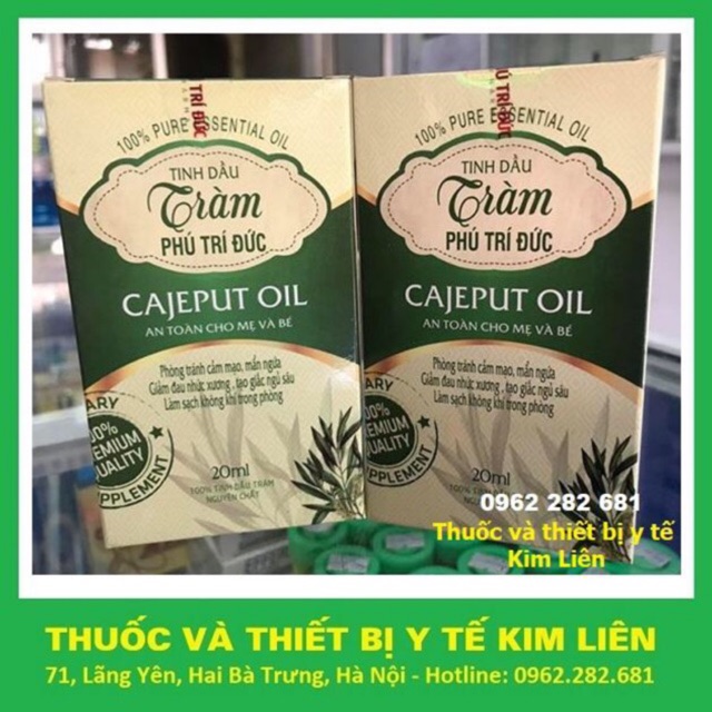 TINH DẦU TRÀM PHÚ TRÍ ĐỨC 20ML