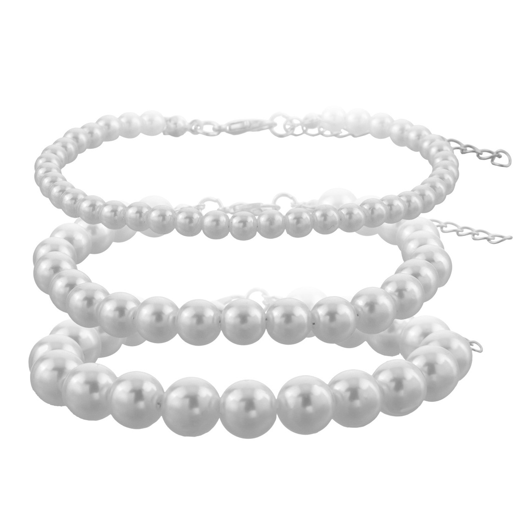 (0296) Bộ Set 3 Vòng Tay Ngọc Nữ Tính Cuốn Hút Phong Cách Hàn Quốc