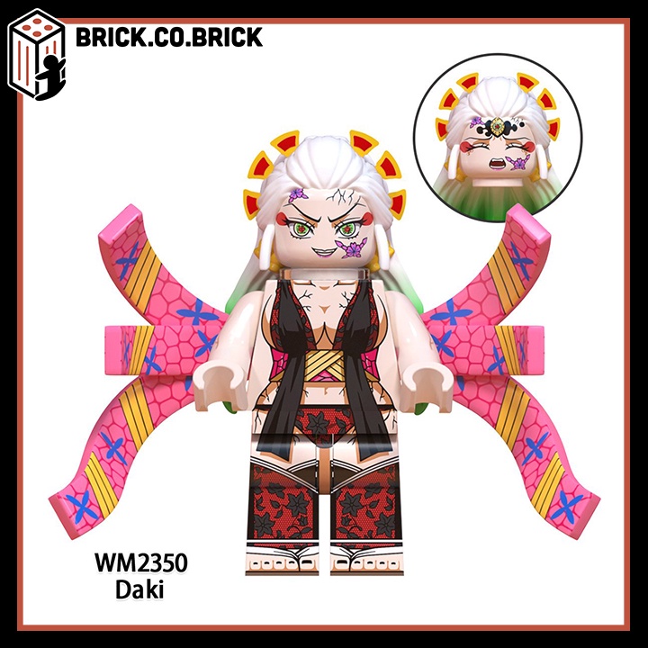 Thanh Gươm Diệt Quỷ Demon Slayer Thượng Huyền Nhất Đồ chơi Lắp ráp Kokushibo Muzan Yoriichi WM6138