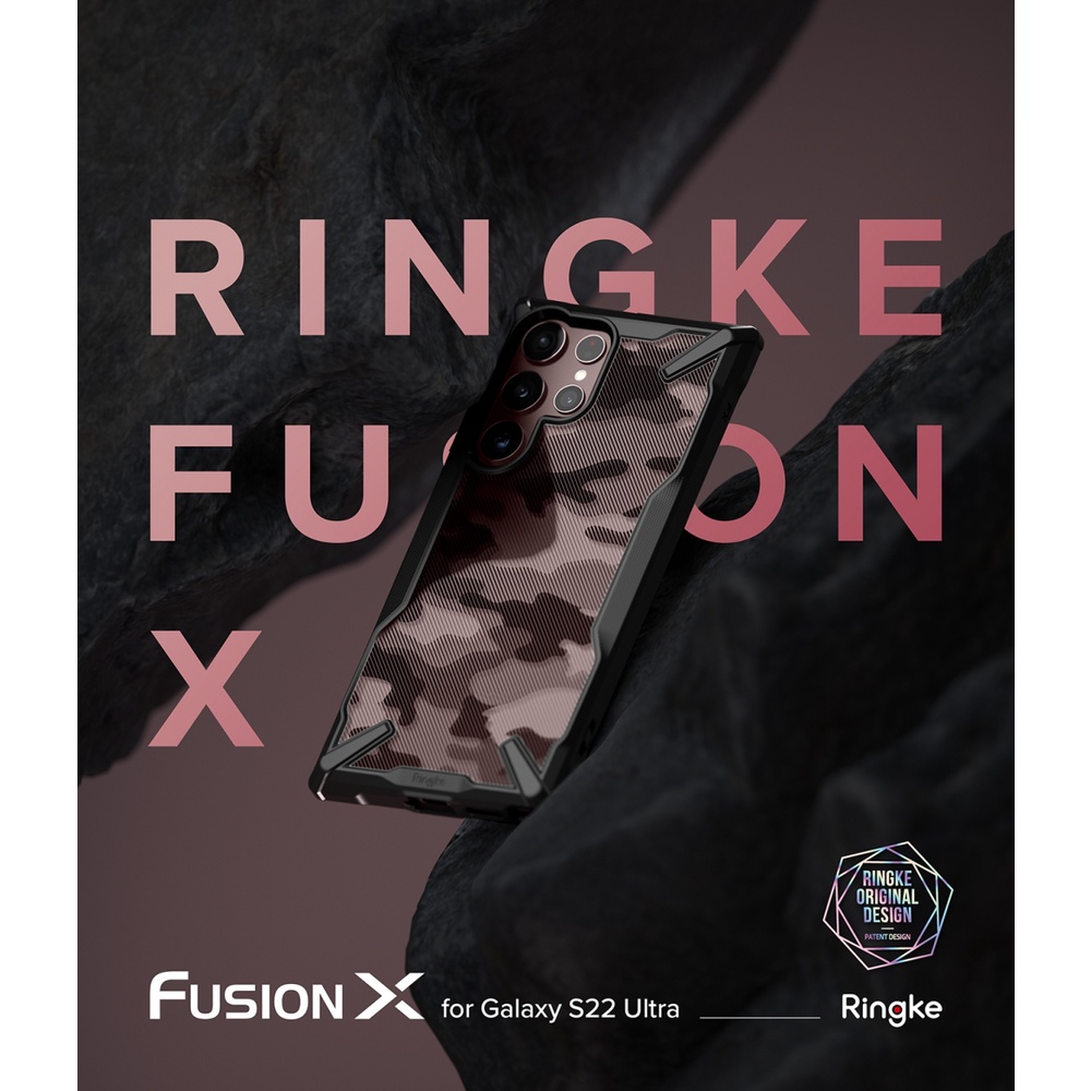 Ốp lưng Galaxy S22 Ultra Ringke Fusion X Hàn Quốc