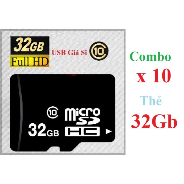 [ Combo ] 10 Thẻ nhớ 32Gb microSD OEM Class 10, Bảo Hành 12 Tháng - 3226957 , 1323287218 , 322_1323287218 , 1000000 , -Combo-10-The-nho-32Gb-microSD-OEM-Class-10-Bao-Hanh-12-Thang-322_1323287218 , shopee.vn , [ Combo ] 10 Thẻ nhớ 32Gb microSD OEM Class 10, Bảo Hành 12 Tháng