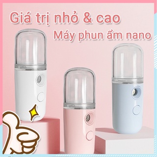 Máy phun sương xông hơi mặt nano mini cầm tay hỗ trợ dưỡng da cấp nước tối đa