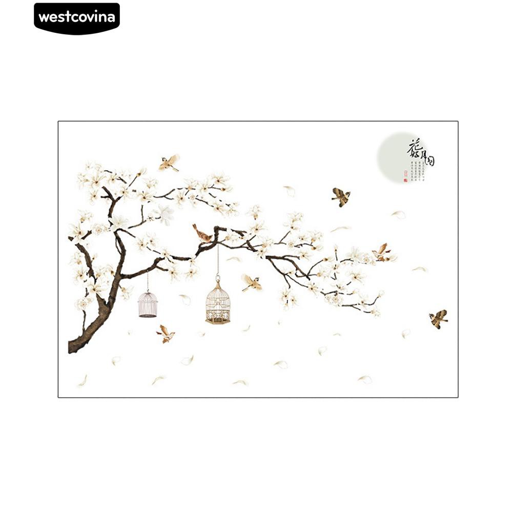Sticker dán tường hình những bông hoa đẹp mắt